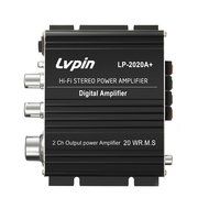 Audio Amplifier, ELEGIANT 12V 3A Hi-Fi Stero Class-T Digital Power Amplifier with Power Cable for Car Home PC...