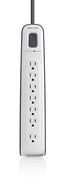Belkin 7-Outlet AV Power Strip Surge Protector with 4-Foot Power Cord and Coaxial Protection, 2000 Joules, Black... N5