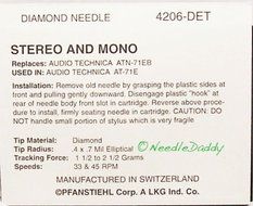 NEW TURNTABLE NEEDLE FOR KENWOOD N48 MAGNAVOX 560369 DN211 AN71 4206-DET N2