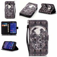 Samsung Galaxy Core Prime Case,Yaheeda [3D Colored Drawing] [Flip Fit] Premium PU Leather Card-Slots Cash-Slots... N25