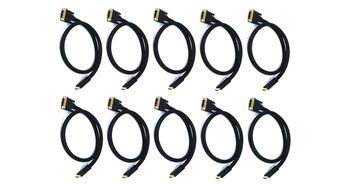 Monoprice 102285 15' 24AWG CL2 High Speed HDMI to DVI Adapter Cable with Net Jacket, Black N2
