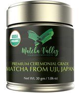 Premium matcha green tea powder from Uji, Japan - USDA certified matcha Tea &ndash; Ceremonial grade &ndash; 30 gm [1.06]... N5