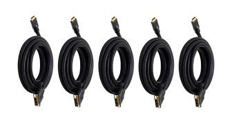 Monoprice 102285 15' 24AWG CL2 High Speed HDMI to DVI Adapter Cable with Net Jacket, Black N6