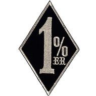 1% Er 1 % 1%er 1er Outlaw Chopper Motorcycle Club Gang Biker DIY Applique Embroidered Sew Iron on Patch for Collection... N2