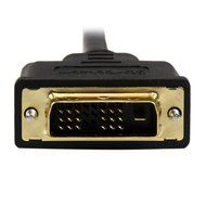 StarTech.com HDCDVIMM1M 1m Mini HDMI to DVI-D Cable 19 Pin HDMI (C) Male to DVI-D Male - 1920 x 1200 Video N11