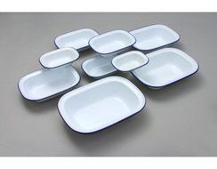 Falcon 9&quot; Enamel Oblong Pie Dish