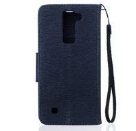 LG K7 Case, LG K7 Wallet Case,PHEZEN Cute Bear Don't Touch My Phone Design PU Leather Wallet Case Stand Flip Case... N41