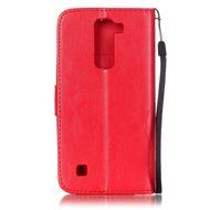 LG K7 Case, LG K7 Wallet Case,PHEZEN Cute Bear Don't Touch My Phone Design PU Leather Wallet Case Stand Flip Case... N42