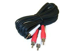 2 RCA Male to Female Audio Extension Cable 6 Feet (Red &amp; White), CNE465390