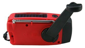 Designed and improved by iRonsnow&reg; IS-088U Emergency Solar Hand Crank Self Powered AM/FM/NOAA/WB Weather Radio N6