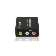 Portta PETHCA HDMI to AV/CVBS Composite + Audio Toslink Spdif Coax Mini Converter v1.3 for TV PC PS4 Blue-Ray... N3