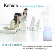 Kshioe&reg; 100ml Aromatherapy Essential Oil Diffuser Portable Ultrasonic Cool Mist Aroma Humidifier with Color LED... N4