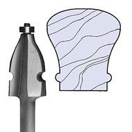 Whiteside Router Bits 3304 Handrail Bit with 1-3/8-Inch Large Diameter and 1-1/2-Inch Cutting Length by Whiteside...