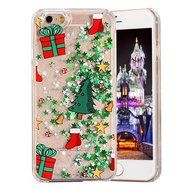 iPhone 6 Plus / 6S Plus Case,PHEZEN Christmas Tree Santa Claus Design Cool Quicksand Moving Stars Bling Glitter... N12