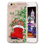 iPhone 6 Plus / 6S Plus Case,PHEZEN Christmas Tree Santa Claus Design Cool Quicksand Moving Stars Bling Glitter... N13