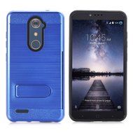 ZTE ZMAX Pro Case, ZTE Carry Z981 Case, MCUK [Brushed Metal Texture] Dual Layer Hybrid Defender Shockproof Rubber... N2