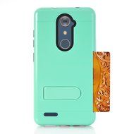 ZTE ZMAX Pro Case, ZTE Carry Z981 Case, MCUK [Brushed Metal Texture] Dual Layer Hybrid Defender Shockproof Rubber... N3
