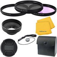 49mm Professional Deluxe 6pc Filter and Accessory Bundle Kit for Panasonic HC-X900M Cameras N3