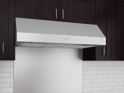 Ancona 450 CFM Stainless Steel 9.75-Inch High Under Cabinet Range Hood with Square Buttons, 30-Inch N2