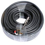 12 Gauge Speaker Cable with Banana and Quarter Inch(1/4") Connectors (6ft) N5