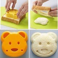 Perfect shopping New Little Bear Shape Sandwich Bread Cake Mold Maker DIY Mold Cutter Craft