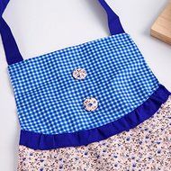 Spritech(TM) Lovely Long Sleeves Antifouling Cartoon Chef Apron for Home Restaurant and Hotel N18