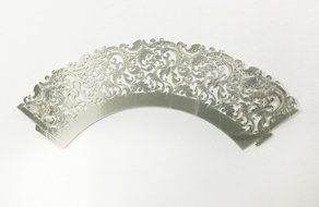 HUAL Cupcake Wrappers 50 Filigree Artistic Bake Cake Paper Cups Lace Laser Cut Liner Baking Cup Muffin Case Trays... N3