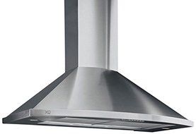 XO XOS36S Wall Mount Designer Chimney Range Hood, Stainless