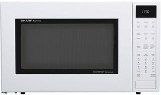Sharp SMC1585BW 1.5 cu. ft. Microwave Oven with Convection Cooking, in White