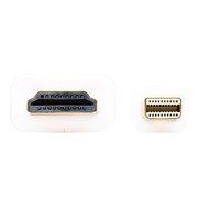 Mini DisplayPort to HDMI Cable - 3 Feet White Thunderbolt compatible by BuyCheapCables&reg; N2