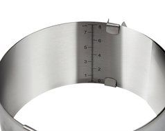 Cade Stainless Steel 6 to12 Inch Adjustable Cake Mousse Mould Cake Baking Cake Decor Mold Ring N2