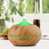 Aroma Diffuser,EIVOTOR 300ML Wood Grain Essential Oil Diffuser Electric Ultrasonic Humidifier Aromatherapy Cool... N8