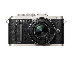 Olympus PEN E-PL8 Black Body with 14-42mm IIR Black Lens N5