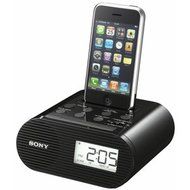 FM Clock Radio for iPod/iPhone Black