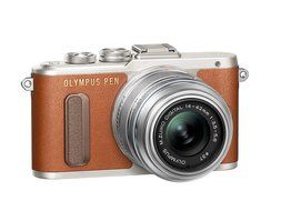 Olympus PEN E-PL8 Black Body with 14-42mm IIR Black Lens N7