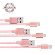 Kabel Leader Charger for iPhone, Strengthened Lightning to USB Cable Extra Long Charge Sync Data Cable Cord Wire... N29