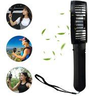 Anpress Portable Mini USB / Battery Fan Air Cooling Handheld Fan Palm-Leaf Fan Personal Cooling Fans with 18650... N6