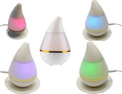 JIANLANPTT Colorful Changing LED Lights Lamp for Home Office Yoga Spa Baby Bedroom Essential Oil Diffuser 2W White N5