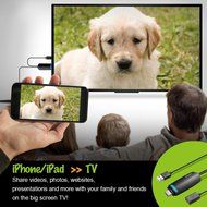 LETSCOM Lightning to HDMI Adapter for iPhone, HDMI Display Adapter - 1080P HDTV Adapter HDMI Streaming Dongle...