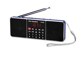 Wireless Bluetooth Mini Speaker Dual Channel Digital FM Radio MP3 Music Player Stereo Receiver Support Micro SD... N2