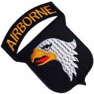 101st Airborne Divisions Screaming Eagle Army Military United States Team Jacket Uniform Patch Sew Iron on Embroidered... N2