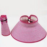 Spritech(TM) Fashion Children&#039;s Summer Foldable Hat Sun Visor Straw Light Beige N2