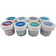 8 luster dust set 5g Jar cake cupcake candy decorations M4440 By Ok Molds