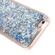 iPhone 6 Plus / 6S Plus Case,PHEZEN Christmas Tree Santa Claus Design Cool Quicksand Moving Stars Bling Glitter... N19