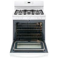 GE JGB650DEFWW 30" White Gas Sealed Burner Range N2