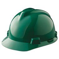 MSA V-Gard Hard Hat w/ Ratchet Suspension, Green by MSA