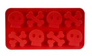 Silicone Skull and Cross Bone Shape Mold/tray - Good for Baking, Cooking and Molding!!!