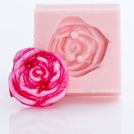 Silicone Rose Button Mold Food Safe Fondant, Chocolate, Candy, Resin, Polymer Clay, Jewelry, Craft Mold
