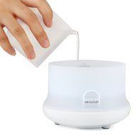 BZONE 250ML Ultrasonic Air Humidifier Diffuser Color Changing LED Lights Cool Mist Humidifier Aroma Essential... N4