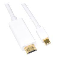 Mini DisplayPort to HDMI Cable - 3 Feet White Thunderbolt compatible by BuyCheapCables&reg; N3